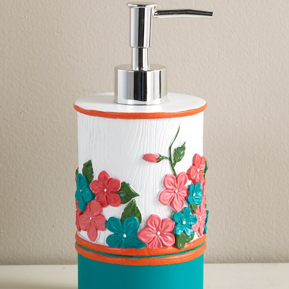 Spring Truck Bath Collection SET SOAP DISH & HAND SOAP/LOTION PUMP~